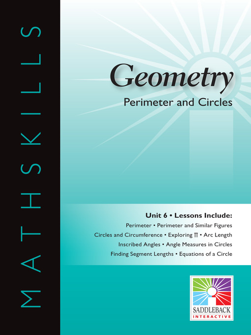 Title details for Geometry: Perimeter and Circles by Saddleback Educational Publishing - Wait list